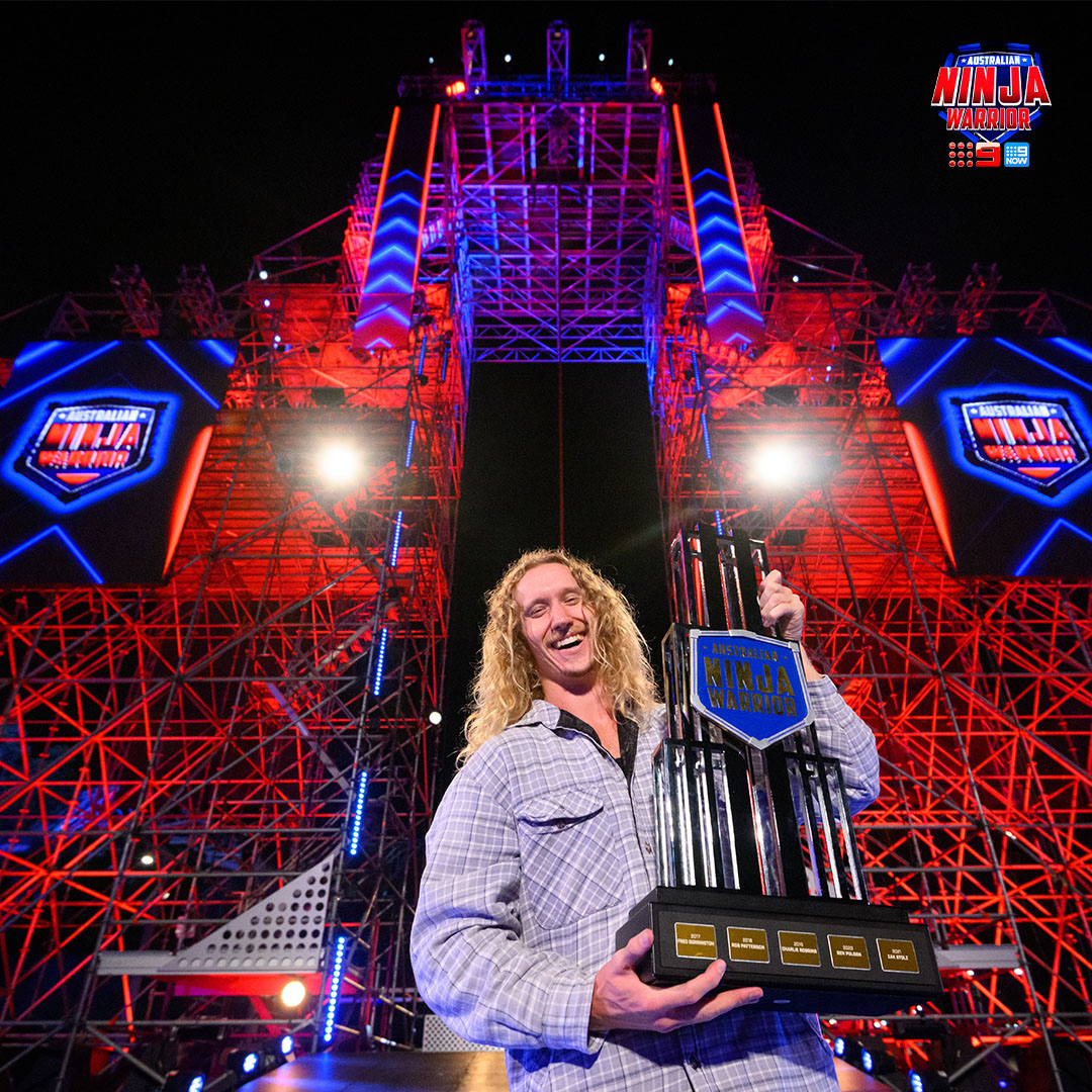 Congratulations to Zak Stolz, our back-to-back #NinjaWarriorAU winner! 🏆🏆