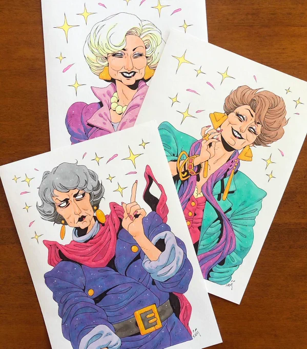 Here's some better pics of the Golden Girls 