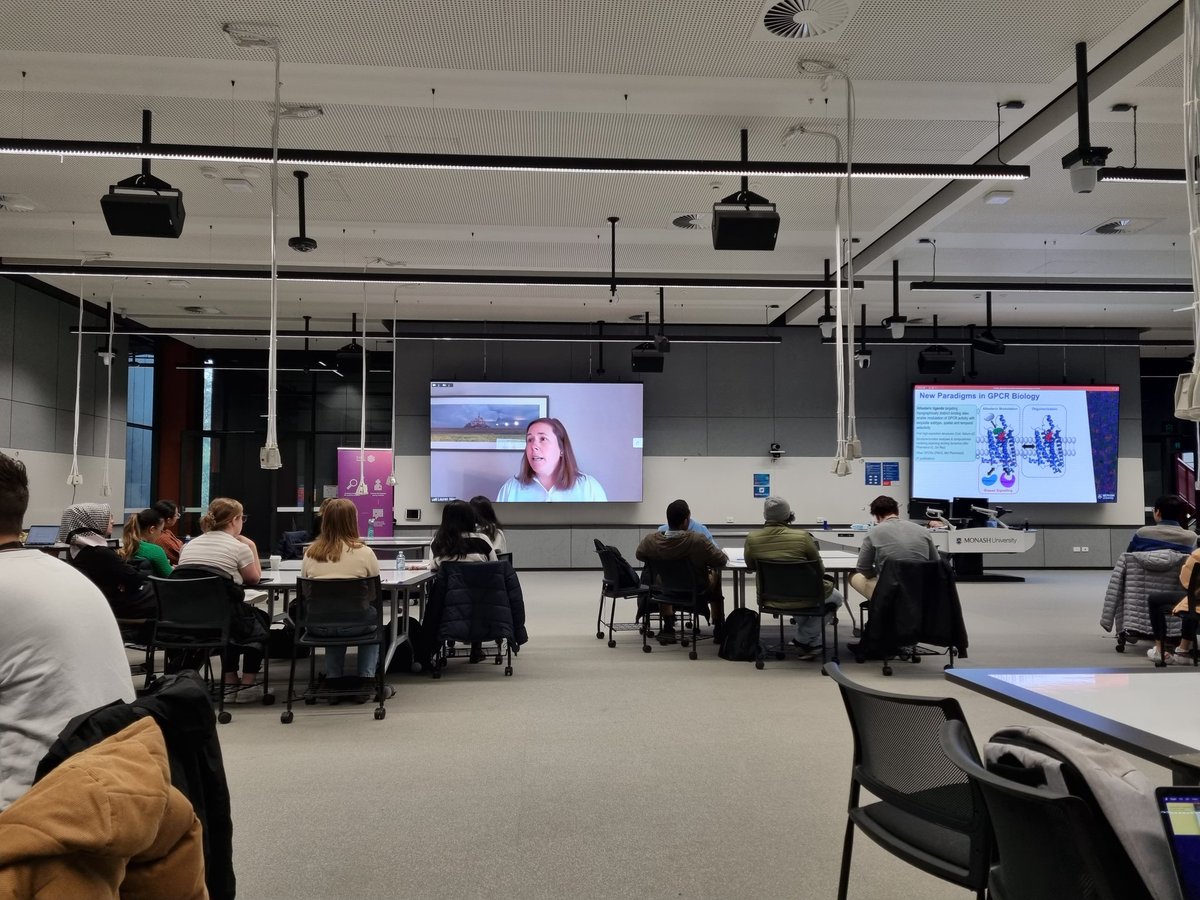 hey_eamonn's tweet photo. Exciting morning for #Day2 at @EMBLAustralia PhD course focused on drug delivery and therapeutic development #EMBLAPhD #EMBL @MonashUni @Dr_Ellisdon @laurentmay https://t.co/r8dwR40TV3
