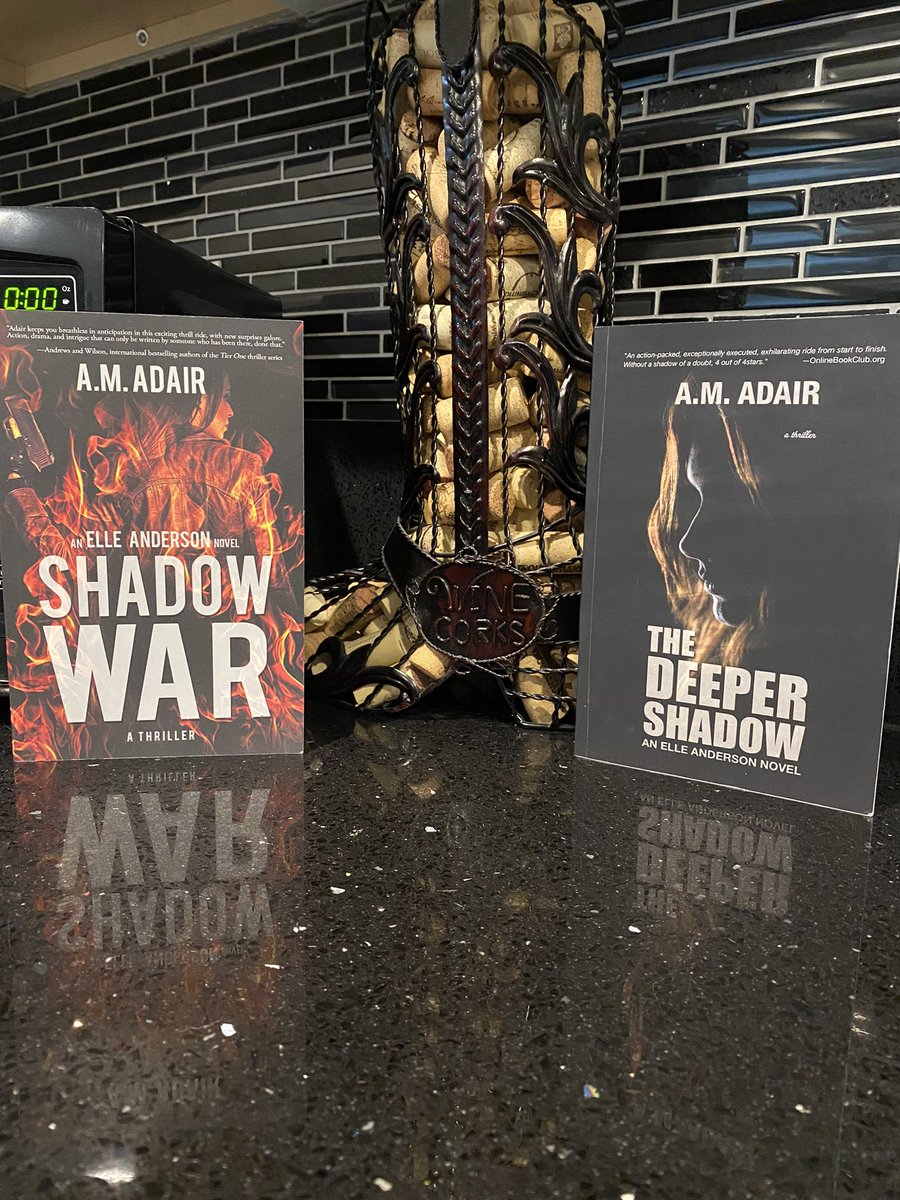 Took way longer than expected, but finally finished the series off. Wow! @AMAdair6 you have a winner and I want more Elle (don’t tell my wife). Figured the boot was appropriate for all the ass Elle kicked! Well done my friend #thriller #veteranauthors @DeliverFund #goarmy