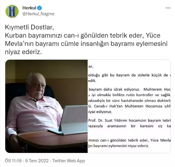 sosyalizer's tweet photo. #SONDAKİKA

🔥 OdaTV New Jersey’den aktarıldı

📍Terör örgütü FETÖ elebaşının kalbi Türkiye saati ile 20:30 sıralarında durdu. 

📍ABD’li doktorların müdahalesi ile kurtarıldı

📍Fethullah Gülen ölüm döşeğindeyken taht kavgaları başladı

Kendi hesaplarından doğruladılar https://t.co/AoO0rkLEG8