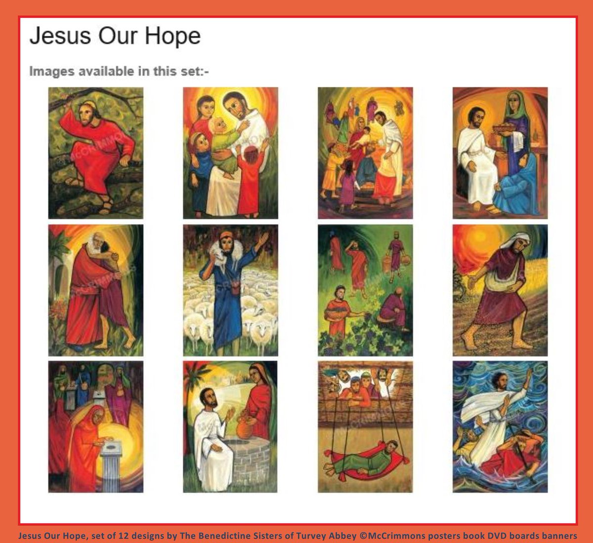 McCrimmons's tweet photo. @K_M_Robinson @BirgitteUna @emininak Artwork by the Benedictine Sisters of Turvey Abbey

#JesusOurLight
#JesusOurHope
#JesusOurWay
#FootstepsOfChrist
#GodsPromises
#SingPraiseThePsalms
#OAntiphons

+ individual artworks printed as banners, boards, posters and lectern frontals.

#McCrimmons #TurveyArt #Benedictines https://t.co/F3zzoQfNws