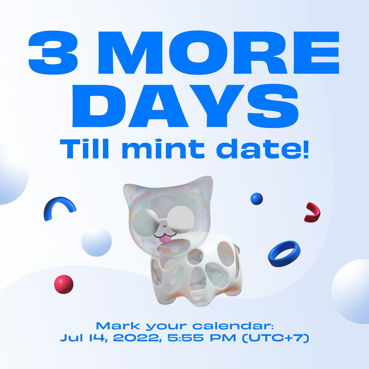 Wildpaws_nft's tweet photo. What's that? 3 more days till the mint date of the most adorable NFT collection aka us?
You don't wanna miss out π https://t.co/uXjFBVAoHt
#Wildpaws #Felinewithbenefits #FWB #digitaltwin #meowtaverse #nftart #Etherum #wildpawsnft https://t.co/3wlH9BuFyF