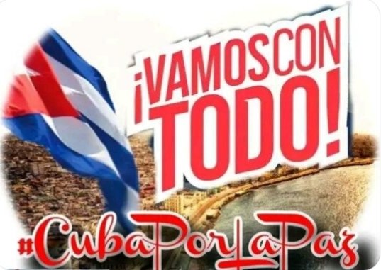 ¡Cuba por la paz!, para lograr la tranquilidad #vamoscontodo.
#municipiobartolomemaso
#ProvinciaGranma
<a href="/CapoNapoles/">Yanaisi Capó Nápoles</a>
<a href="/YanetsyTerry/">Yanetsy Terry Gutiérrez</a>
<a href="/DiazCanelB/">Miguel Díaz-Canel Bermúdez</a>