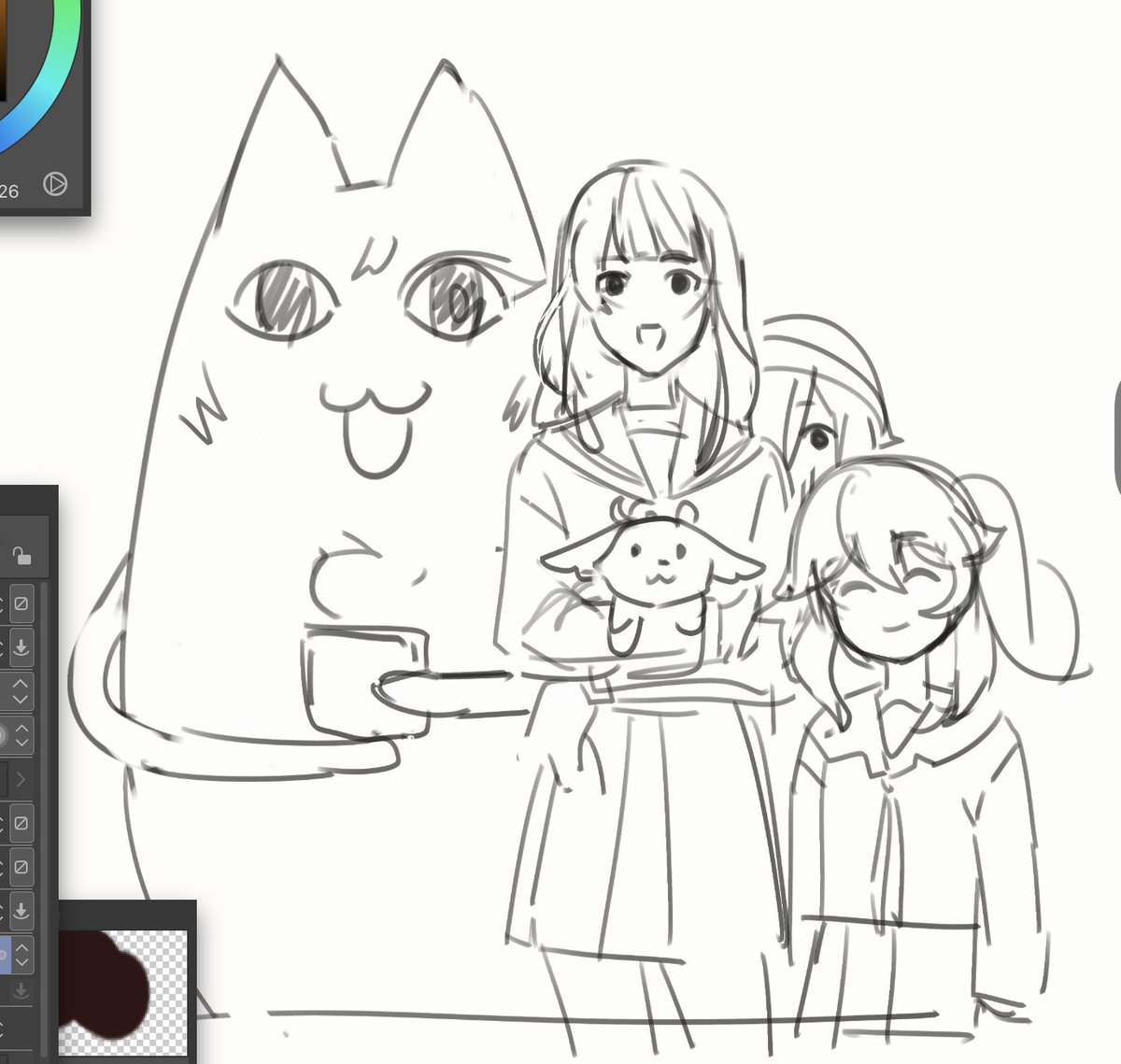 Archons as azumanga daioh characters 