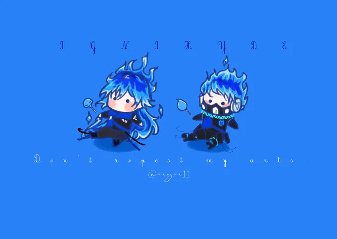 イグニハイドのチイコイイノチ💀🤖

#twstファンアート 
#ツイステファンアート 