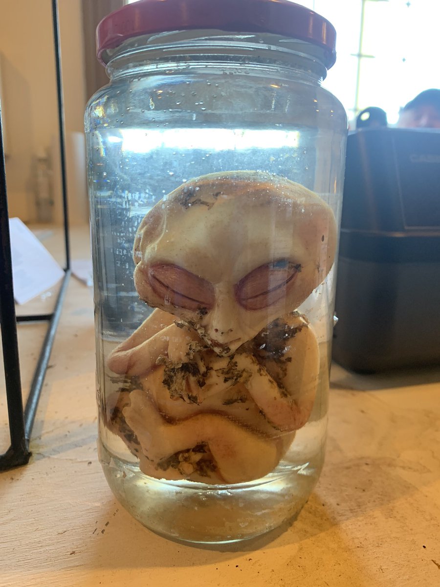 Alien specimen said to be recovered at the Shag Harbour crash site in Nova Scotia. Either way it was fun to check out their UFO museum