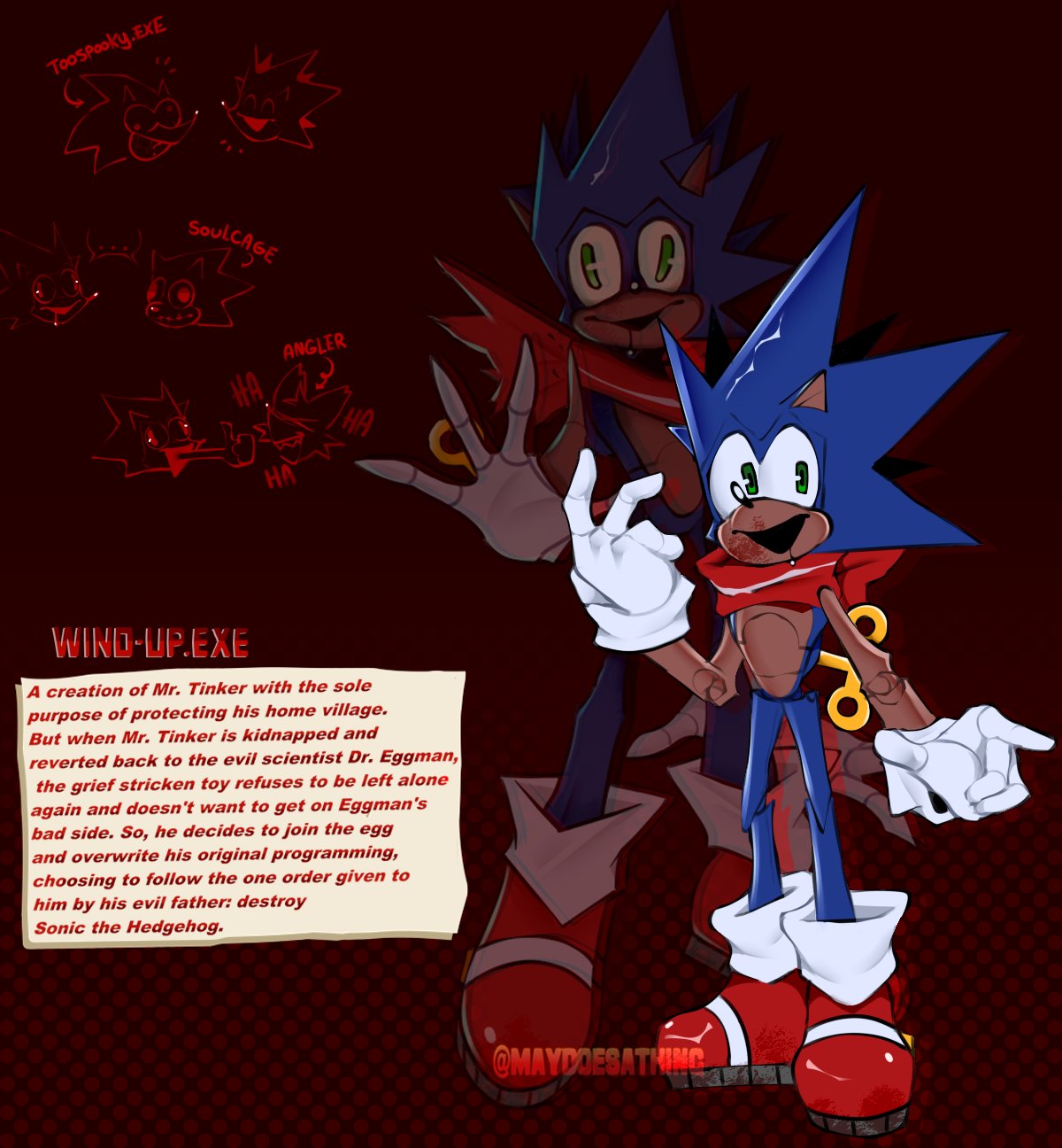 Toonfan91 on X: Here's what I've been using for my Twitter banner since  the start of October. All I'll say about it is, if Sonic.EXE was in  #FNAF4, the game would be