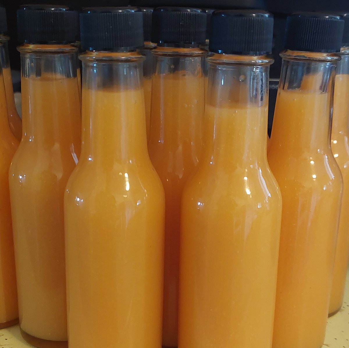 Just bottled up some eXtremely Tropical #YaoooSauce. This batch fermented for 3 months 🔥 🔥 🔥