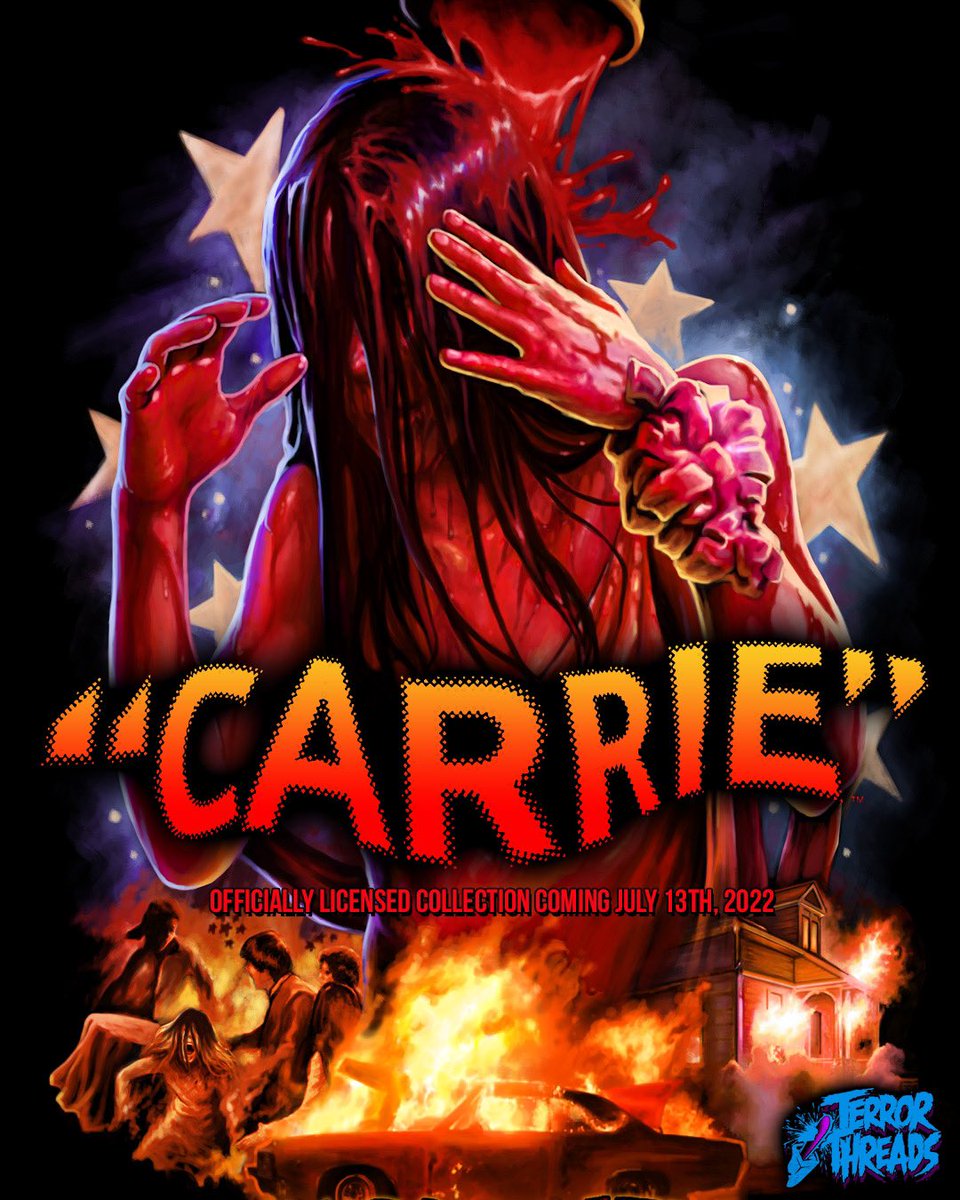 They’re all gonna laugh at you… Our officially licensed, Carrie collection comes your way this Weds., July 13th at 2pm CST. Preorder will run through Sunday at midnight and this Is the ONLY time to guarantee your purchase so be sure to set those reminders! You’ve been warned🩸