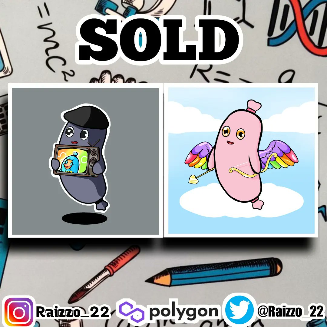 soseji_kun's tweet photo. SOLD
Soseji-kun Phase 1 dan 2

Thanks new owner
Welcome to soseji gang

Link in bio
100% handmad
No gas fee

#nftcollector #NFT #sosejikun
#NFTCommunity https://t.co/iAYGx0WrIr
