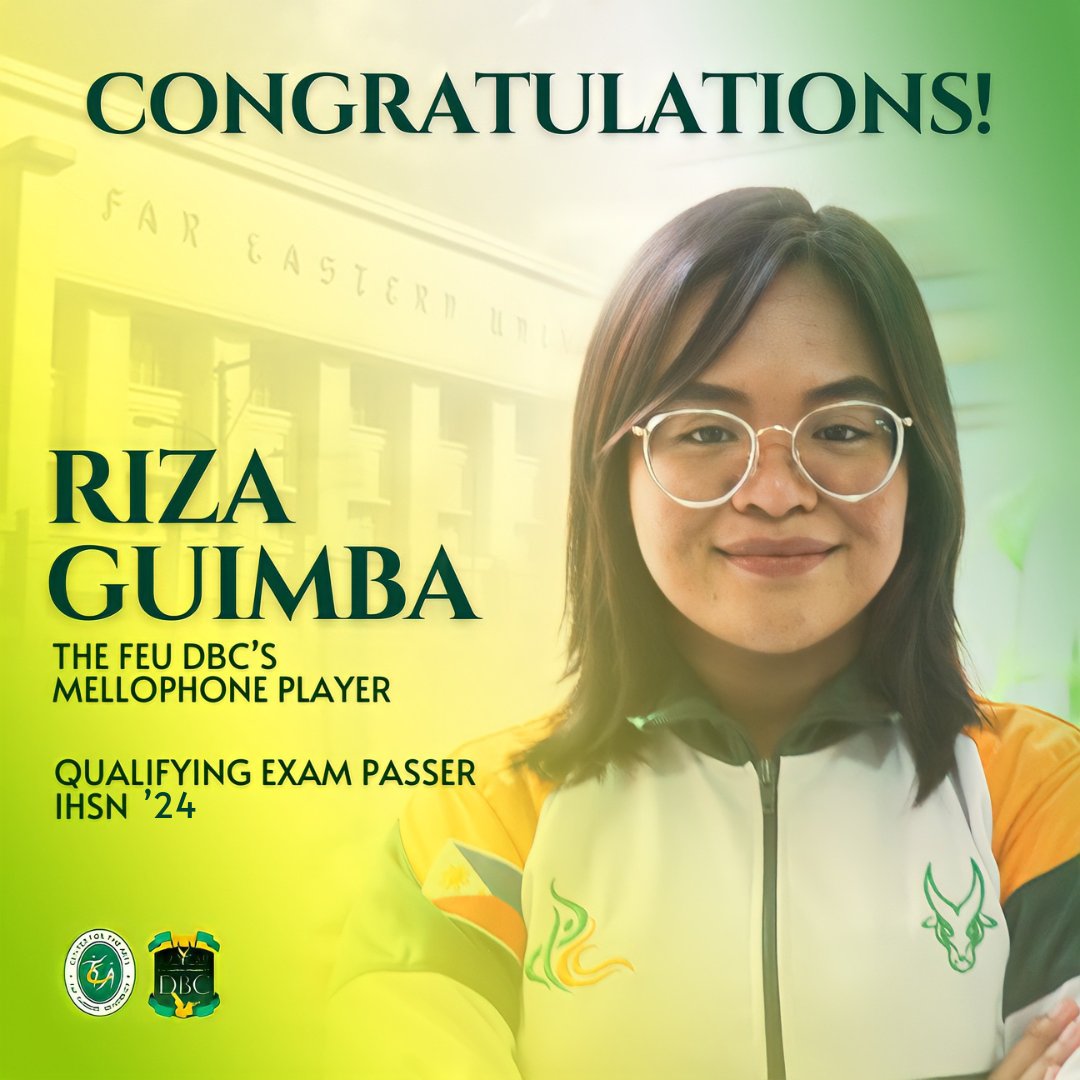 FEUDBC's tweet photo. Congratulations Riza for passing the Qualifying Exam for the 3rd year BS Medical Technology Program this coming 1st Sem., SY 2022-2023!

The FEU DBC is very proud of you, FEUture RMT Riza! See you in white!

#PrideoftheMarchingTamaraws
#FEUDBC https://t.co/3MDd9dUtAI