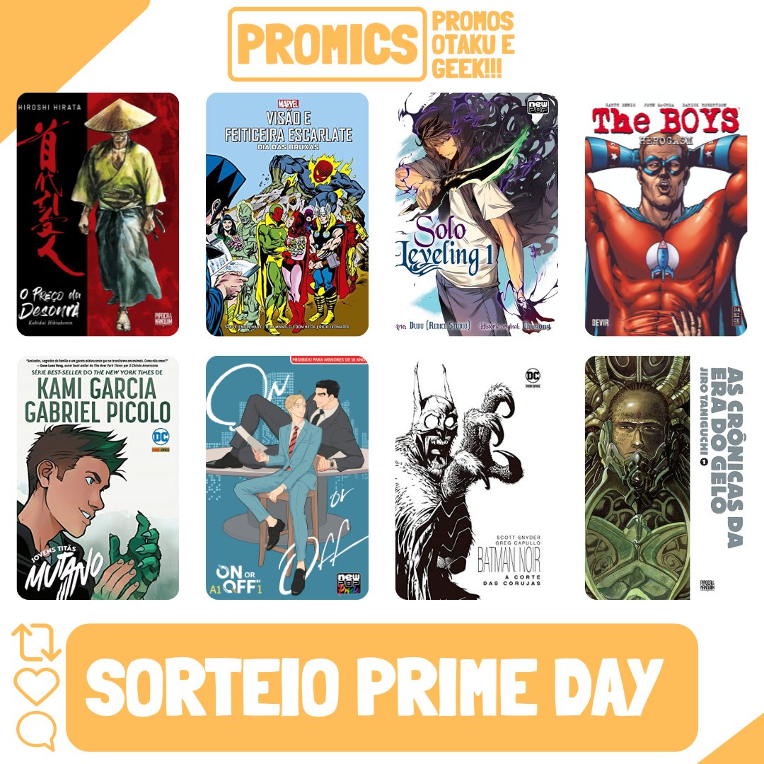 Promics | Ofertas Mangás e HQs tweet media