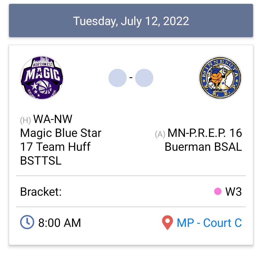 MNPREPhoops2013's tweet photo. Game #5 - 8:00 AM tomorrow morning Court C (#54) McCormick Place Chicago - @BlueStarBB Nationals. @MNPREP2024 going for win #4 of the tournament (potential 7th win in last 11 games...3-3 in Indianapolis). We're headed the right direction...💯! #PREPFAMILY https://t.co/NPZmt4AkU0