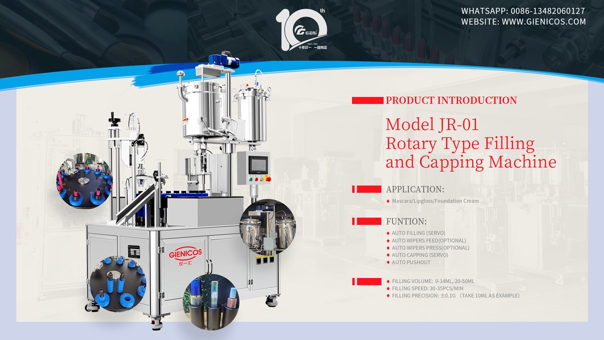 Anna75712521's tweet image. Come to us for more info:
gienicos.com
S07@genie-mail.net
my wechat/whatsapp:86 18020288327
#cosmeticfillingmachine
#mascarafillingmachine
#lipglossfillingmachine
#nailpolishfillingmachine
#gieni
#gienicos