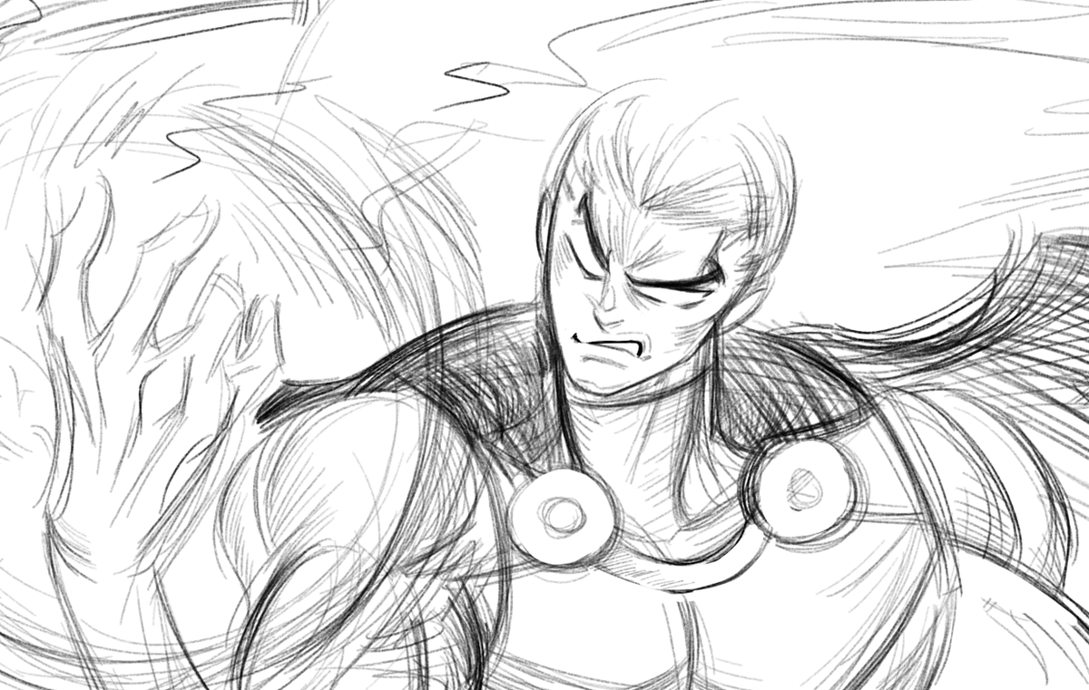 Tev96379502's tweet photo. Character design study of Marvel's Sentry from his Dark Squadron Appearance in Heroes Reborn, created by @AaronKuder &amp; @jasonaaron 

Would've loved to have seen anything of this team and this version of Sentry. 

#marvelcomics 
#MarvelSentry https://t.co/ulIYVXEQA3
