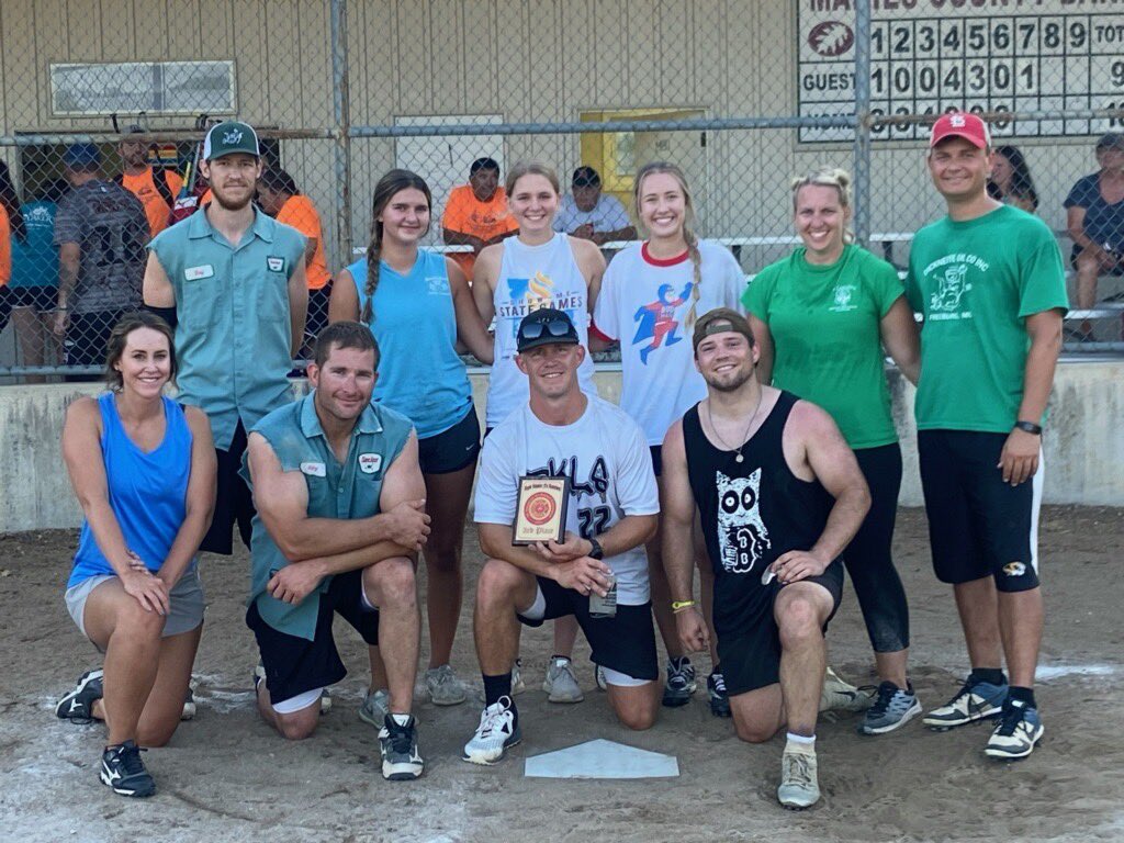 DOC_softball's tweet photo. DOC Co-Ed team with a third place finish at the Argyle Fire Department Tournament https://t.co/iVXtpusafG