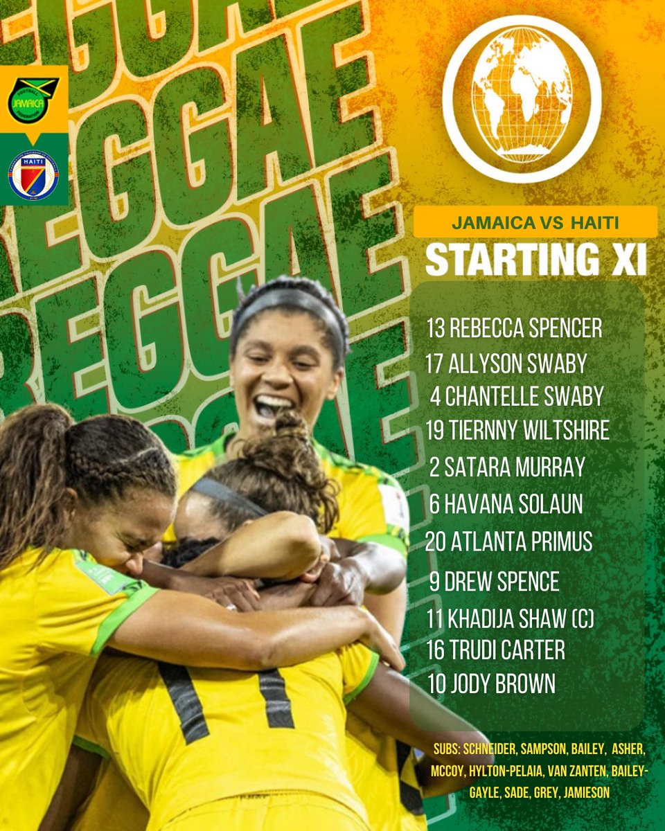 JamaicaObserver's tweet photo. Prepare to be on the edge of your seats!
We're back at the Estadio BBVA where the #ReggaeGirlz will play against Les Grenadiers in the Women's Concacaf Championships.
π―π² v ππΉ
#Concacaf #JAMHTI #OSports #JamaicaObserver #AlwaysAhead https://t.co/HgpLME6A3a
