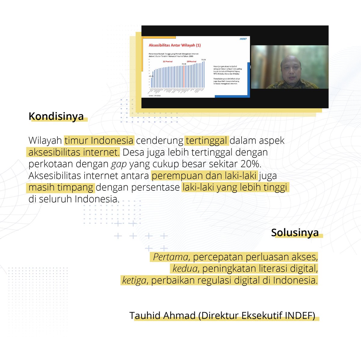 infid_ID's tweet photo. Dari keempat narasumber, berikut beberapa kondisi dan solusi yang menjadi gambaran situasi pelanggaran HAM dari digitalisasi demokrasi. Check it out!

#INFID37Tahun #PraKonferensiINFID #INFID #KitaBikinPaham https://t.co/lY7d9KyPp8