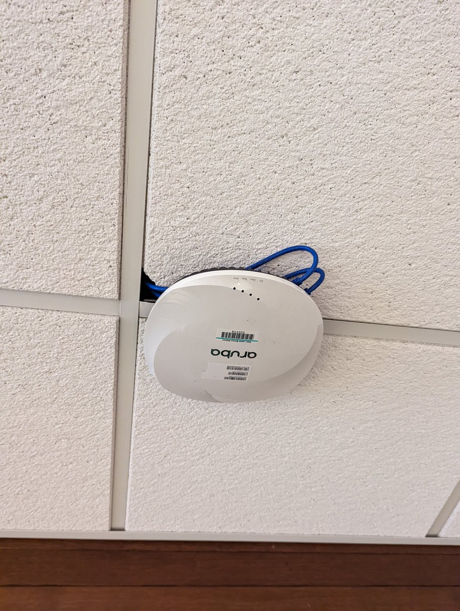 DlsdTech's tweet photo. Got to use the lift today to hang some access points in the higher areas of the building. #dlsdtech #dontlookdown https://t.co/7B1zwkLES6