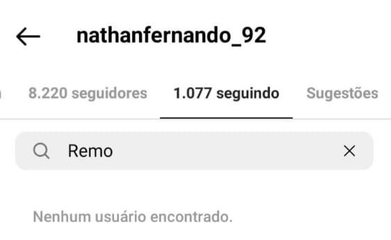 Cf27Magno's tweet photo. Como se observa, o atacante Fernandinho até parou de seguir o @ClubeDoRemo no Instagram. 

E na sua opinião, torcedor: faz certo a diretoria em dispensar o atleta, mediante ao desempenho apresentado? Sim ou não?

Outros nomes estão sendo avaliados sobre saída. Vamos aguardar! https://t.co/6gZgpY04h4