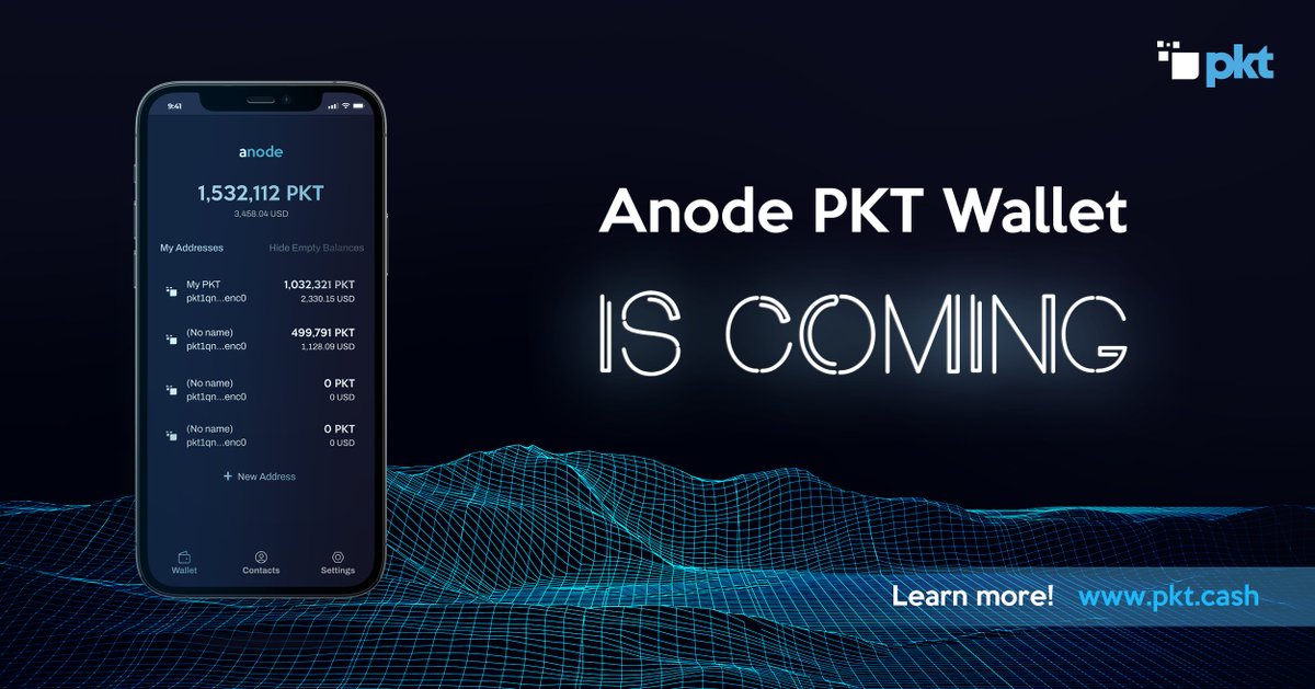 pktcash's tweet photo. For the upcoming Anode $PKT mobile wallet, almost all of the bugs have been resolved! The amazing developers are working hard to create a user-friendly application that can be utilize very soon!

Learn more!👉 https://t.co/gXpabRQof1

#pktarmy #vpn #mobilewallet https://t.co/Wbcu11W9j9