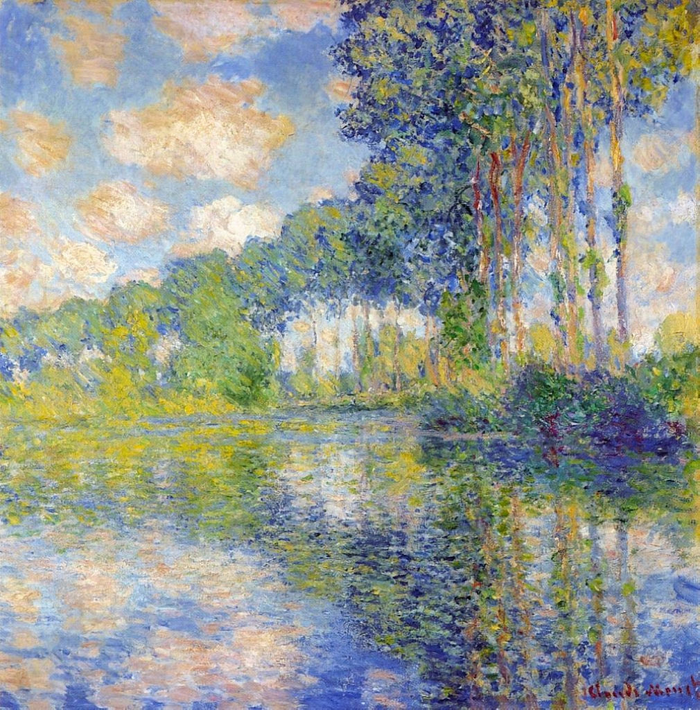 Chopos en el Epte, 1891, Jean Claude Monet