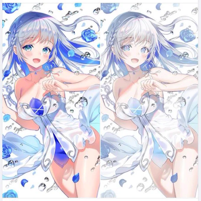前髪の加筆効果のメモ
前髪だけの調整で なぜなのか絵を丁寧に描きこんでいる錯覚が生まれるように思う 