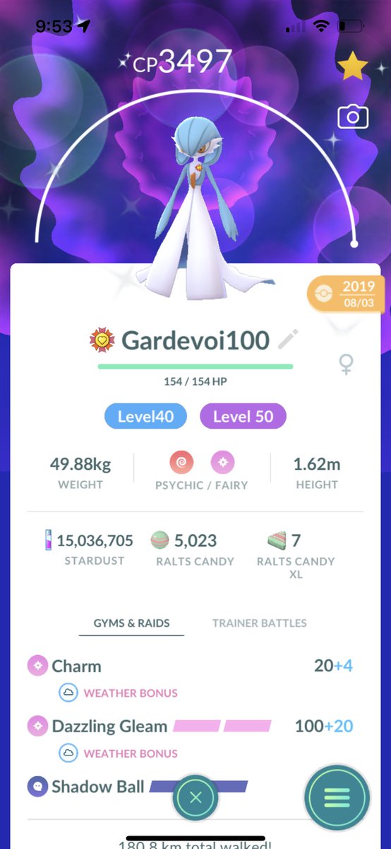 Chad2406_'s tweet photo. Finally got enough XL candy. #MaxOutMonday #PokemonGo #shundo #RandomTrade https://t.co/TdNoyPcZBz