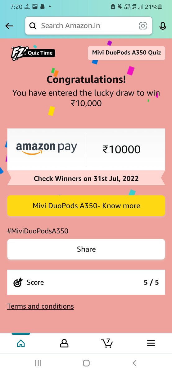 onkar_barade's tweet photo. @amazonIN @Mivi_official 
#MiviDuoPodsA350 #AllBassFullPower https://t.co/nRJ5EobYxY