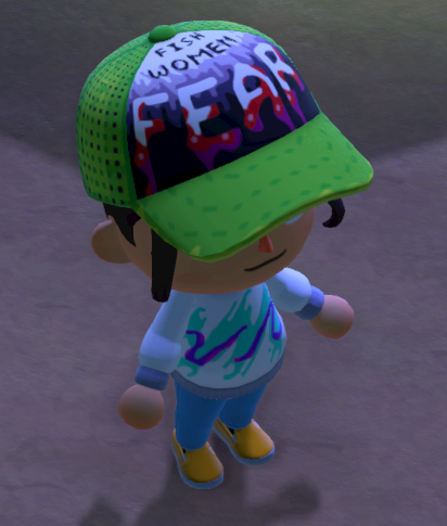ThreeDeeAlex's tweet image. A lot late as always on playing video games, but I just started playing Animal Crossing: New Horizons today. Liking it so far, made myself a fancy hat and hoody.