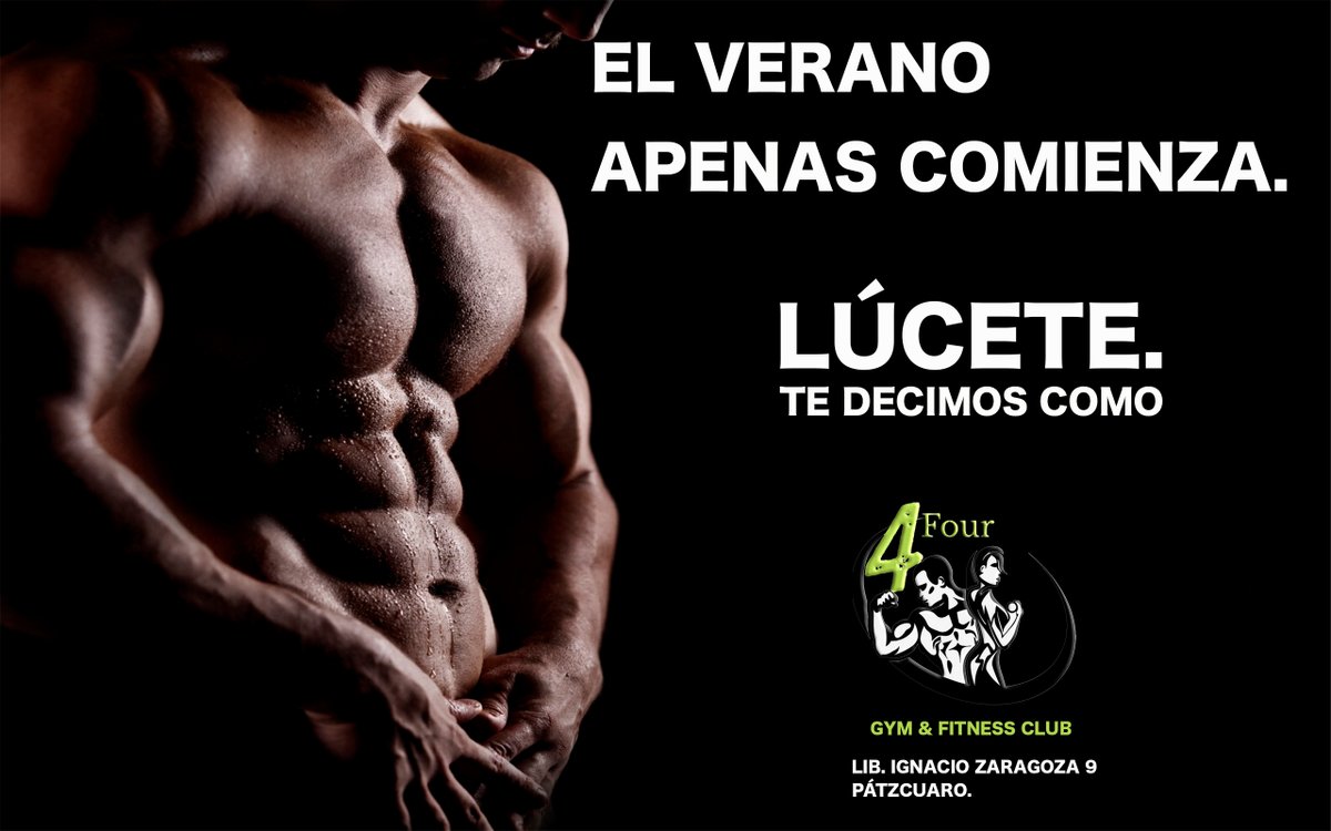 4FourGym's tweet photo. El verano apenas comienza. Lúcete.

#YoEntrenoSeguro #4FourGymFitnessClub #Gym #Pátzcuaro #Michoacán #PuraActitud #ParaGenteBonita

via @4FourGym https://t.co/Xqvzr7sl7y