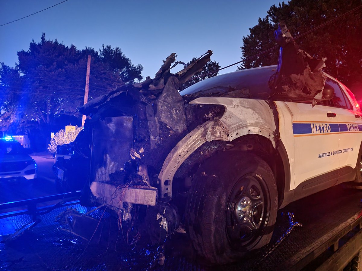 BREAKING: Specialized Investigations Division detectives are working to identify the person who used fireworks to commit the arson of an MNPD SUV parked at an off-duty officer's home within the Hermitage Precinct tonight. No one hurt. Leads being pursued.