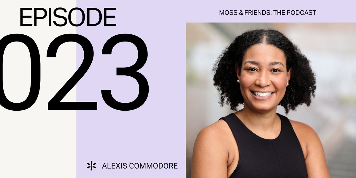 Have you checked our latest eps, it's worth a listen. We chat with the founder of <a href="/BirthXapp/">BirthX</a>, Alexis Commodore, about the advocacy of birthing persons, resources for them, and more. 

Find Moss &amp; Friends on Spotify, Apple, Google, or wherever you get your podcasts 🎧
