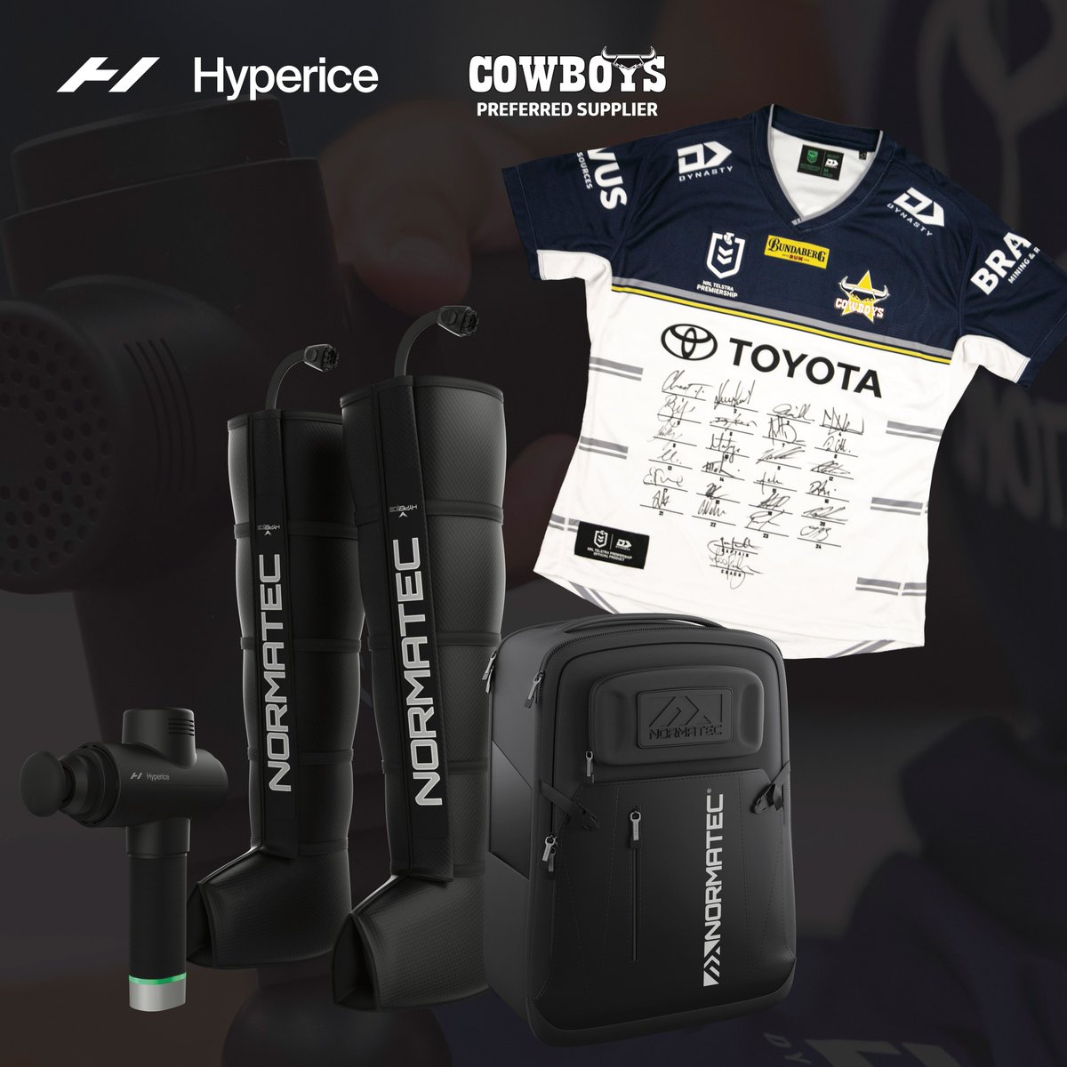WIN big with <a href="/Hyperice/">Hyperice</a>! You can recover like the team with a Hyperice Legacy Pack, as well as win a signed 2022 jersey!
Enter now at: bit.ly/Hypericecomp
