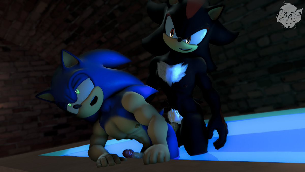 "Just showing this faker who the true dominant Hedgehog is."