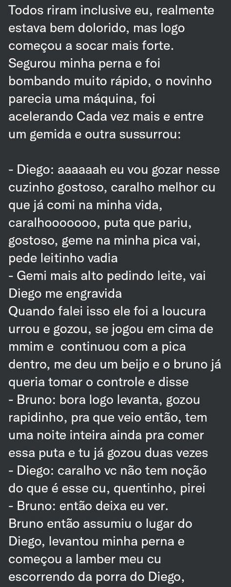 eroscontos's tweet photo. [Capítulo 2]

OS NOVINHOS DO APP

(Novinho x Novinho)
(Menage)
(Recebidos da DM)

Está gostando de acompanhar nosso conteúdo? Seja um INCENTIVADOR compartilhando com amigos, dando RT, LIKE e SEGUINDO o nosso perfil.

Parte 1 https://t.co/68cCnxd3AO