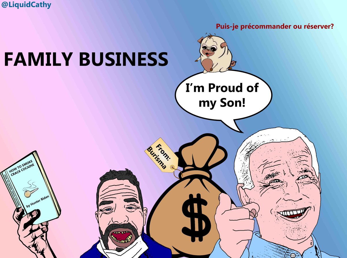 LiquidCathy's tweet image. Why is no one talking about hunter biden? #NFT #HunterBideniPhone #CORRUPTION #WinifredThePug