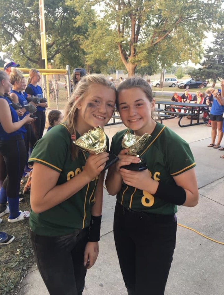 Tpay42's tweet photo. From Jr. Cougars to high school…thank you for being my throwing partner for the last 11 years and being the best friend anyone could ask for. I also couldn’t thank your parents enough for being a second family and most supportive people. This is what Kennedy softball is about.🫶 https://t.co/DTtUeTZsIV