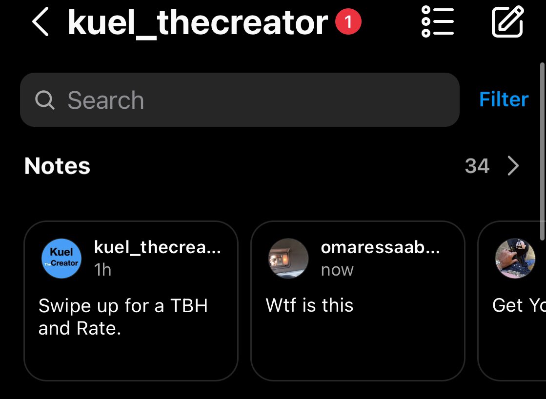 Kuelthecreator's tweet photo. Bout to get my game back with this new note feature on Instagram! https://t.co/eiHXpB6LXH