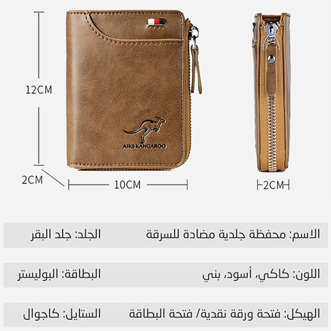 gooien4's tweet photo. ⭐⭐⭐⭐⭐
محفظة معتقة بسحاب للرجال، ستايل كلاسيكي راقي

سحاب متين عالي الجودة، يأتي مع تقنية حجب تحديد الهوية بموجات الراديو التي توفر الأمان الإضافي للمحفظة
https://t.co/8kfBlpmg6o https://t.co/eiOVulpDR6