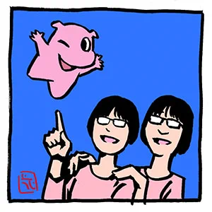 モグタンと〜いつもどこかに阿佐ヶ谷姉妹

 #阿佐ヶ谷姉妹 #いつもどこかに阿佐ヶ谷姉妹
#イラスト #芸人 #まんがはじめて物語 #アニメ 
#モグタン   
#ファンアート #fanart 
