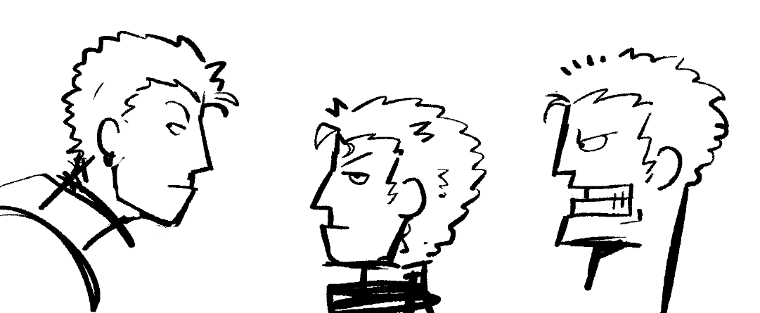 I headcanon that zoro has an underbite and also grinds his teeth in his sleep and doesnt understand why he gets headaches all the time but wont wear his mouthguard to sleep because hes lazy (hes just like me fr) 
