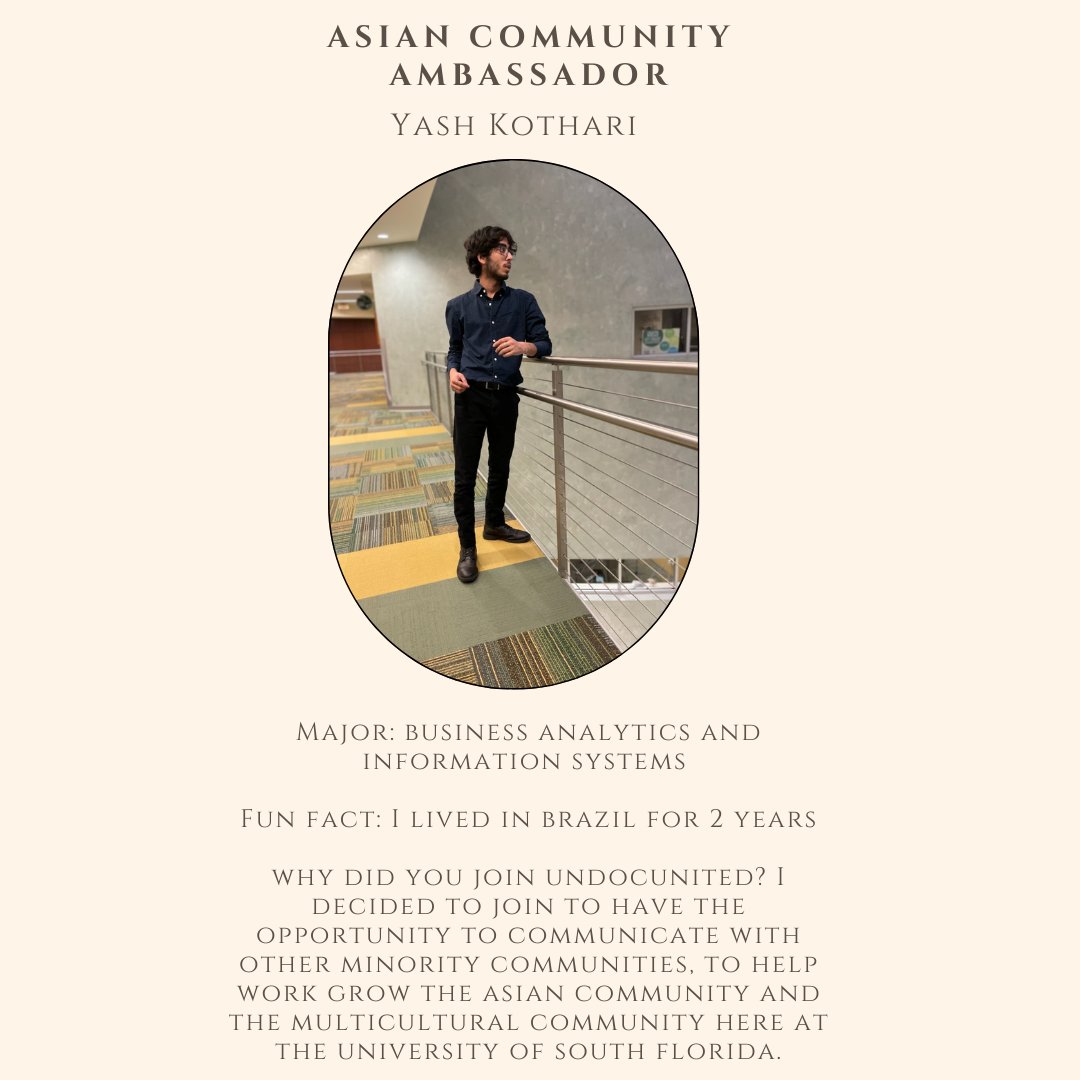 undocunitedUSF's tweet photo. Introducing the first ever Asian Community Ambassadors for UndocUnited!!! https://t.co/OdcgIaZUZa