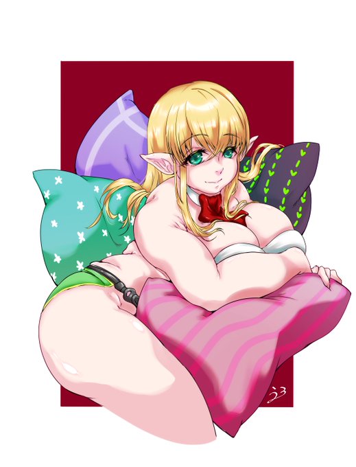 スケブ納品しました
「ぽっちゃり エルフ」
クッションに持たれてリラックススタイル♪
ありがとうございました!
https://t.co/TC2PUMu85k #Skeb #Commission @skeb_jpより 