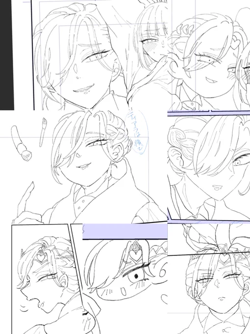 👑の眉毛動かすの大好き 