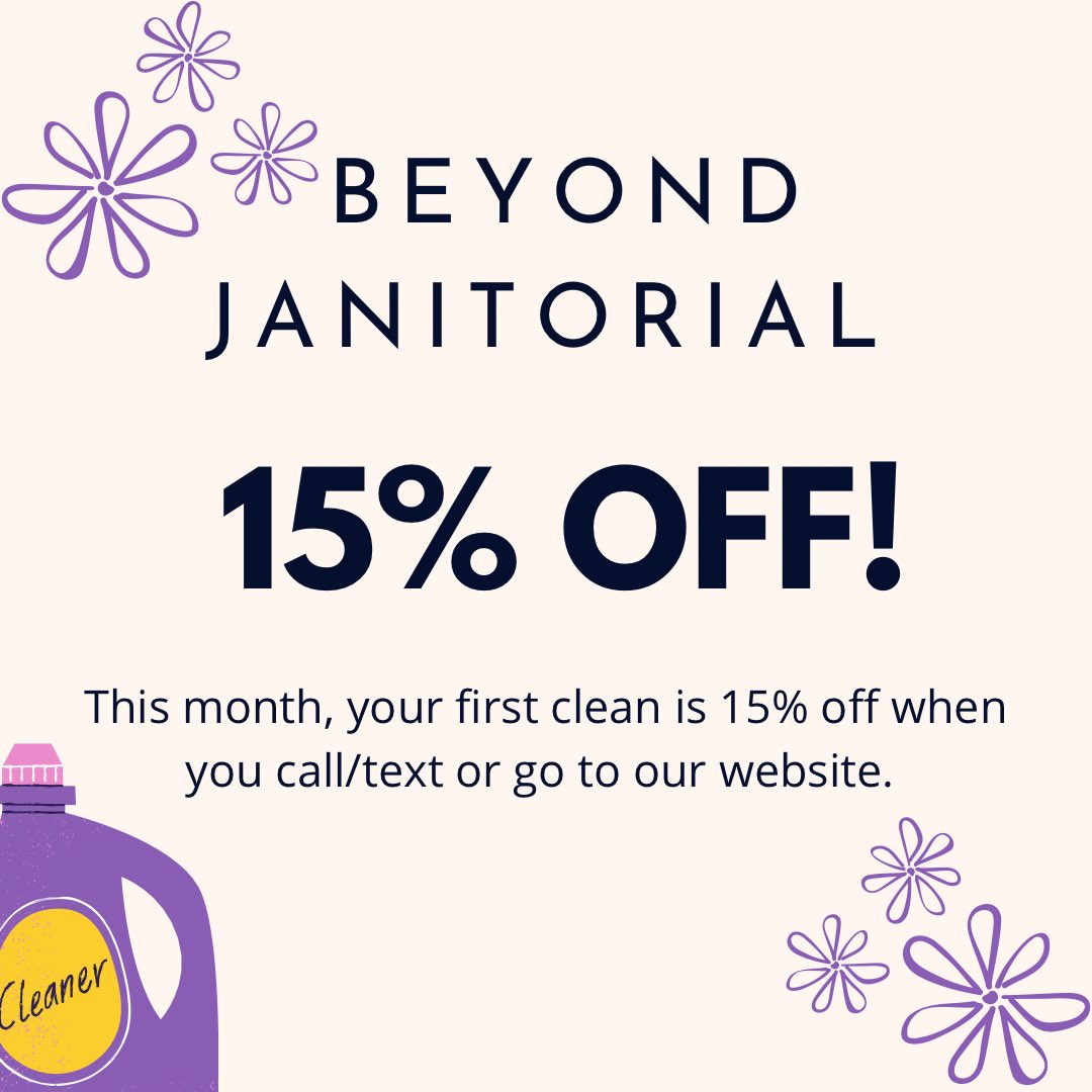 BeyondJanitor's tweet photo. Get your summer clean on! https://t.co/8Ydgtj7NYl