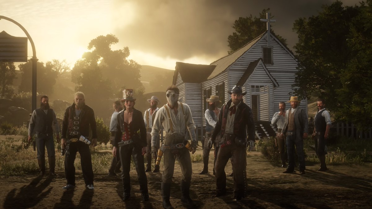 Vidpost1's tweet photo. RIP  Red Dead Online  (2018 - 2022)
#RedDeadFuneral #SaveRedDeadOnline https://t.co/FgWYsiGcCI