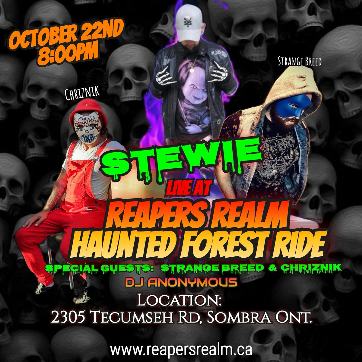 TylerStewart88's tweet photo. October 22nd I'll be performing @ @ReapersRealm π€π»ππΆ
#halloweenshow #lndont #reapersrealm https://t.co/wkwkrDqZ9A
