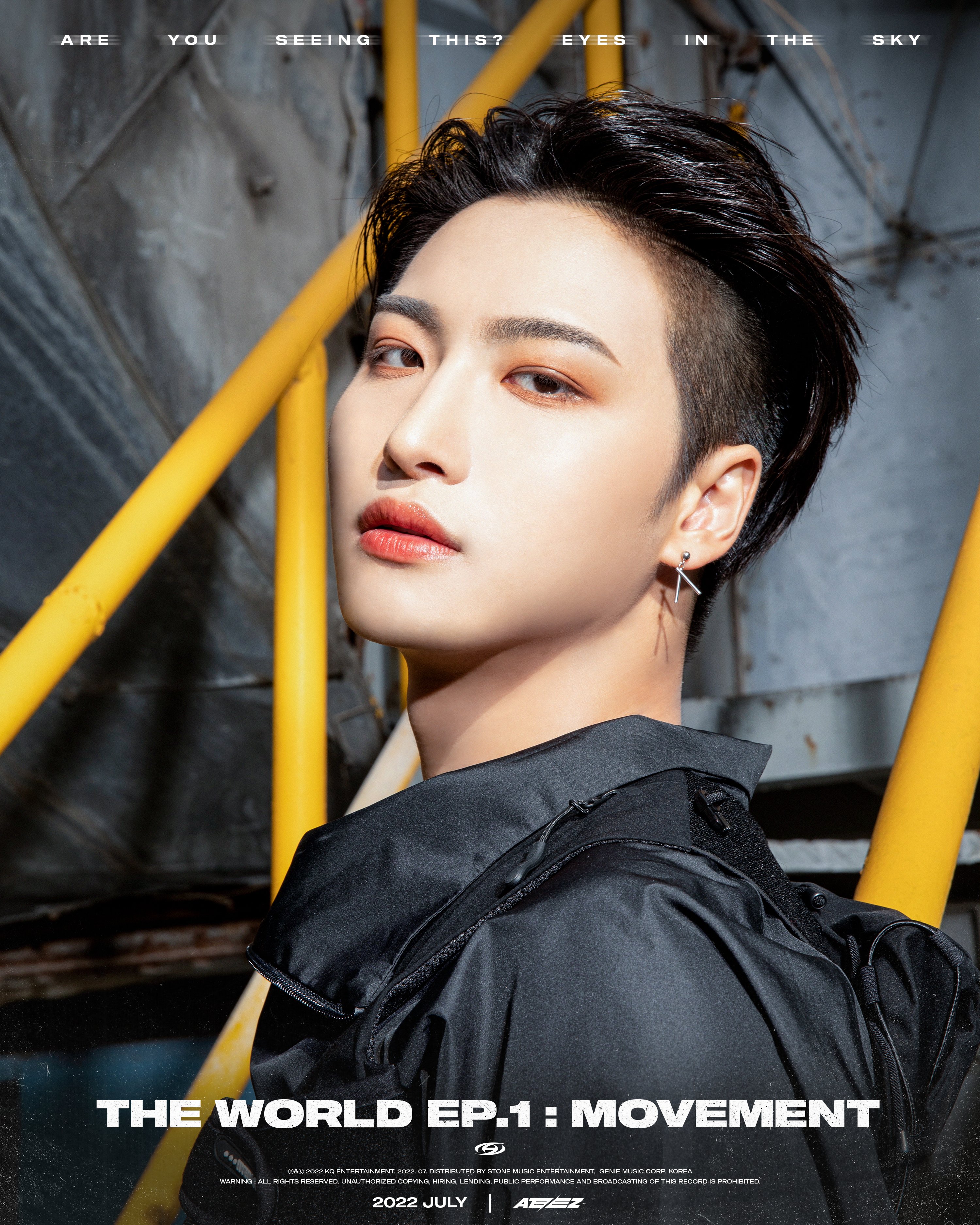 ATEEZ SEONGHWA THE WORLD EP . PARADIGM OFFICIAL PHOTO CARD